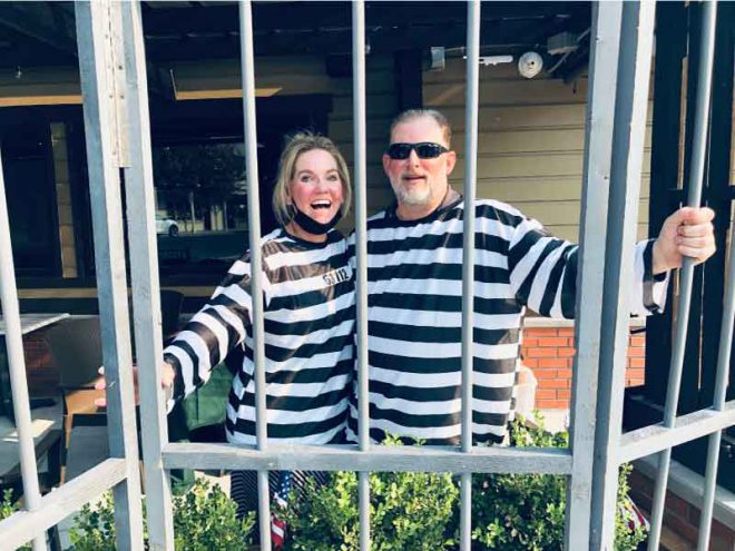 Jen and Daryn Oxe, Husband & Wife, Jailbirds